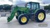 John Deere 6430 Tractor c/w JD 633 loader Reg. No. SV57 CLF Ser. No. LO6430K544781 - 6