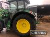 2018 John Deere 6130R Tractor c/w 50kph, Auto Quad, tls front suspension, front linkage, JD 633 front loader, select edition Hours: approx 4200 - 4