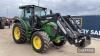 2018 John Deere 5115R Tractor c/w Quicke Q3 loader Hours: approx 4980 Reg. No. SW18 EPV Ser. No. 1LVO5115RAU500556