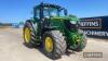 John Deere 6215R Tractor c/w 50k, air brakes, links & pto Reg. No. FL17 LJV Ser. No. 1LO6215RTHU872146