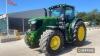 John Deere 6215R Tractor c/w 50k, air brakes, links & pto Reg. No. FL17 LJV Ser. No. 1LO6215RTHU872146 - 4