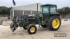 1985 John Deere 3040 2wd Tractor c/w front loader Reg. No. C883 MNV Ser. No. 556358 - 6