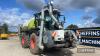 Claas Xerion 3800 Tractor c/w front & rear mounted tanks, 12m booms, blade, box of manuals in office Hours: approx 14500 Reg. No. AV63 GBF Ser. No. 78101669