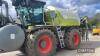 Claas Xerion 3800 Tractor c/w front & rear mounted tanks, 12m booms, blade, box of manuals in office Hours: approx 14500 Reg. No. AV63 GBF Ser. No. 78101669 - 8