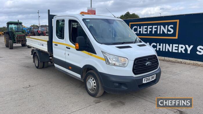 Ford Transit c/w registration documents in office Reg. No. FD66 BWO