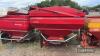 2018 Teagle Centerliner SXE 5000 Accu rate Fertiliser Spreader c/w roll over cover, control box & charts