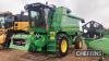 2012 JOHN DEERE T560 Hillmaster straw walker COMBINE HARVESTER Fitted 2011 JD622R 22ft cut header, Greenstar ready, straw chopper/spreader and OSR side knife on Goodyear 650/75R32 front and Goodyear 480/80R26 rear wheels and tyres Reg. No. GN12 LLT Seria - 8