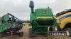 2012 JOHN DEERE T560 Hillmaster straw walker COMBINE HARVESTER Fitted 2011 JD622R 22ft cut header, Greenstar ready, straw chopper/spreader and OSR side knife on Goodyear 650/75R32 front and Goodyear 480/80R26 rear wheels and tyres Reg. No. GN12 LLT Seria - 9