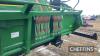 2012 JOHN DEERE T560 Hillmaster straw walker COMBINE HARVESTER Fitted 2011 JD622R 22ft cut header, Greenstar ready, straw chopper/spreader and OSR side knife on Goodyear 650/75R32 front and Goodyear 480/80R26 rear wheels and tyres Reg. No. GN12 LLT Seria - 67