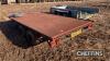 Tandem axle Flat Bed car Trailer. - 4