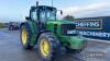 John Deere 6930 Premium Tractor c/w registration documents in office Hours: approx 11,150 Reg. No. AE08 NNJ Ser. No. LO6930G584404