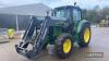 John Deere 6320 Tractor c/w Quicke Q45 loader Reg. No. PN07 HBR Ser. No. L06320K501881 - 4