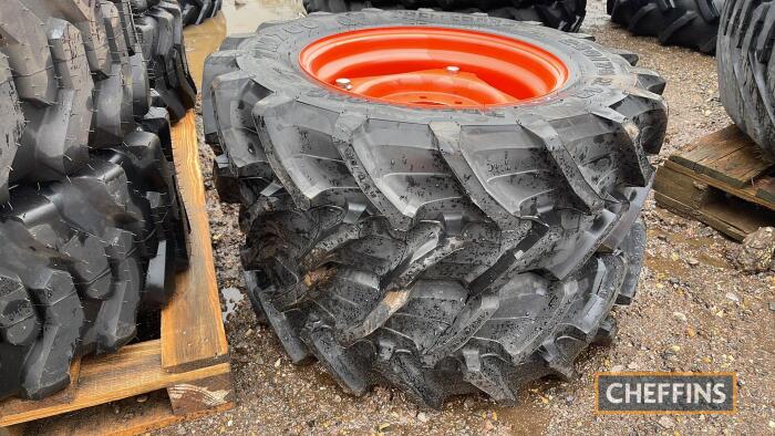 2no. Trelleborg TM700 on Kubota Wheels