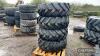 4no. Mitas 405/70/20 on Loader - 3