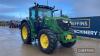 John Deere 6195R Tractor c/w Auto Power Command Arm 50k, front & cab suspension, autotrac ready, front linkage & pto Reg. No. AU17 TSD Ser. No. 1LO6195RJHR872334