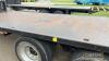 2019 Staines 22ft tandem axle flat bed trailer with air brakes, on 445/65R22.5 wheels and tyres Serial No. 22883 - 8