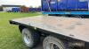 2019 Staines 22ft tandem axle flat bed trailer with air brakes, on 445/65R22.5 wheels and tyres Serial No. 22883 - 18