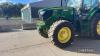 John Deere 6155R Tractor c/w 50k, command arm, front & cab suspension, 3 x escc, autotrac ready, screen in office Reg. No. AO16 CNJ - 5