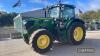 John Deere 6155R Tractor c/w 50k, command arm, front & cab suspension, 3 x escc, autotrac ready, screen in office Reg. No. AO16 CNJ - 7