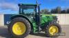 John Deere 6155R Tractor c/w 50k, command arm, front & cab suspension, 3 x escc, autotrac ready, screen in office Reg. No. AO16 CNJ - 15