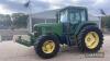 John Deere 6800 Tractor c/w Power Quad, 40kph Reg. No. L638 KKS Ser. No. LO6800V125934 - 6