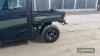 John Deere XUV 865M Gator 4x4 tipping rear buck, heater, full bench seat, big horn alloys, radio, LED light package, additional brush guard kit, registration documents & manual in office DIRECT FROM NORFOLK ESTATE Hours: approx 1590 Reg. No. AU68 ZYC - 7