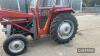 Massey Ferguson 135 2wd Tractor 
<br/>c/w Duncan cab & loader 
<br/>Reg. No. NKJ 214F (expired) - 7