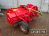 Grimme KSA 75-2 front mounted 2row haulm topper with rubber belt side discharge, heavy duty gearbox, 46 flails, shear plate, 2no. support wheels Serial No. 8182069