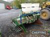 1996 GLB Rumpststad FMH front mounted single bed hooktine cultivator, with moulding hood and land driven Horstine Farmery applicator - 4