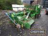 1996 GLB Rumpststad FMH front mounted single bed hooktine cultivator, with moulding hood and land driven Horstine Farmery applicator - 6