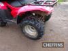 2010 Honda TRX420 4wd manual petrol QUAD BIKE With tow ball Reg. No. WX10 FGK Serial No. 1HFTE35PXA4301123 Hours: 1,424 Kilometers: 12,593 FDR: 26/04/2010 - 40