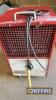 Fan Heater Red UNRESERVED LOT - 6