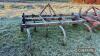 British Demblon mounted 'C' tine 7leg cultivator Serial No. 312376 - 4