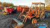 1980 Kubota L225 Diesel Compact Tractor Orange part V5 & manual in office Reg. No. GRU 460V - 10