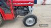 1975 MASSEY FERGUSON 135 3cylinder diesel TRACTOR Serial No. 460383 Fitted with cab and PUH **NO VAT* - 15