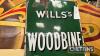 Wills's Woodbine Cigarettes enamel sign, 18x36 ins - 4