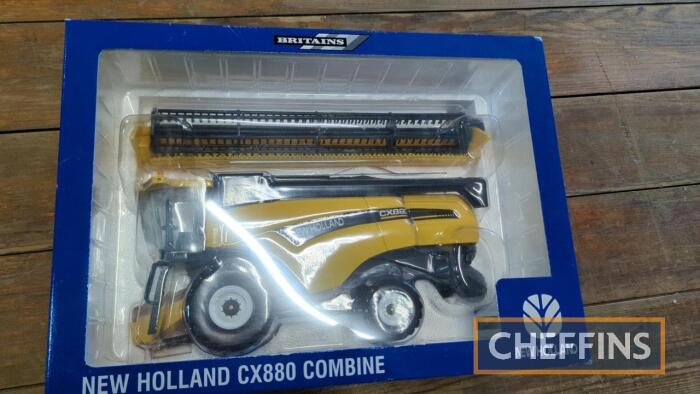 New Holland CX880 combine harvester scale model by Britains, boxed