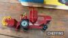 Massey Ferguson 780 combine harvester model by Corgi Major together with unboxed Lesney example - 6