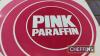 Pink Paraffin single sided aluminium sign, 16x16ins - 2