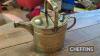 Brass barge watering can - 2