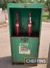 Shell X-100 Motor Oil double oil pump cabinet