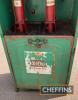 Shell X-100 Motor Oil double oil pump cabinet - 3