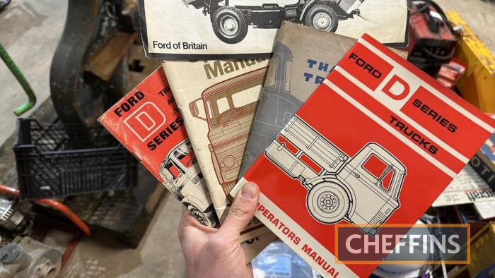 Qty Ford lorry instruction books