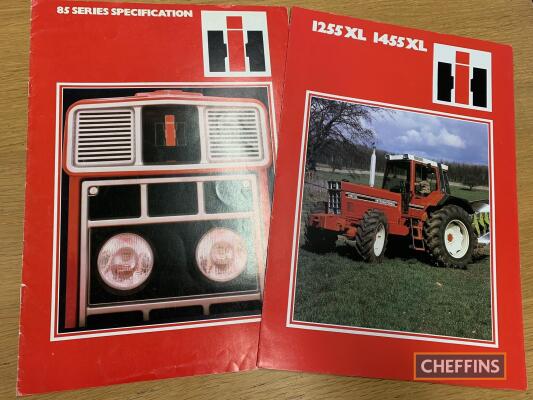 International 85 Series and 1255XL + 1455XL tractor brochures