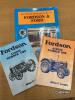 3no. Fordson Books