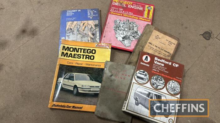 Qty car, van and truck manuals