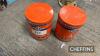 Vigzol, pair of 1lb grease tins - 3