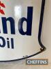 Mobiland Tractor Oil reproduction enamel sign, 29x30ins - 2