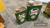 Castrol, a quart oil tin t/w pint oil tin - 2