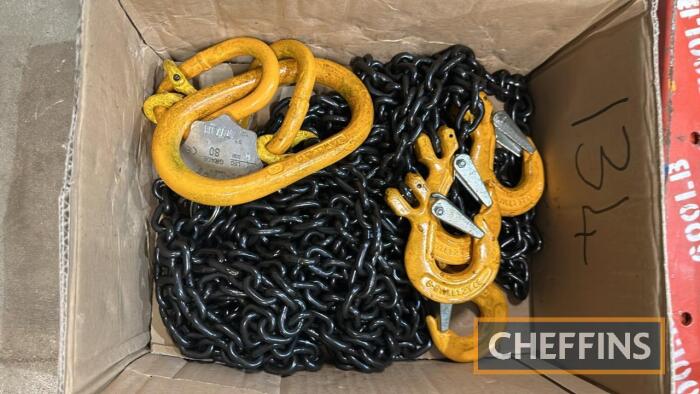 4 Leg Lifting Chain 2.3ton 3m long unused